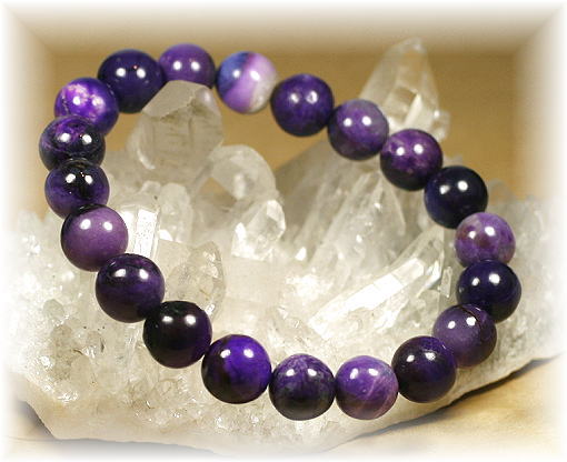 高品質]ミックススギライトブレスレット（約10mm玉） - 埼玉県吉川市の