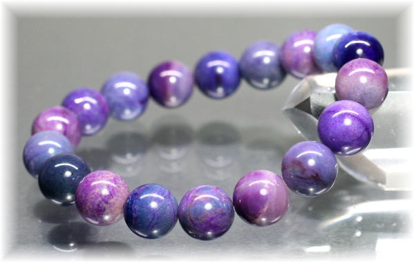 3A++]ミックスカラースギライトブレスレット（約11.5mm玉） - 埼玉県