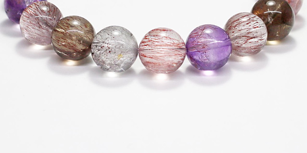 高品質]ミックススーパーセブンブレスレット（約11mm玉） - 埼玉県吉川
