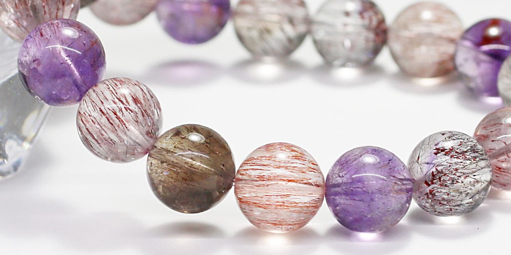 高品質]ミックススーパーセブンブレスレット（約11mm玉） - 埼玉県吉川