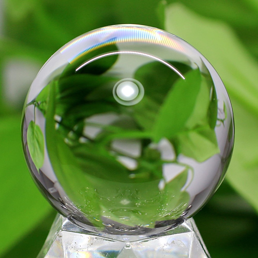 ブラジル産]天然無垢本水晶玉/3cmUP丸玉/天然本物透明スフィア（直径