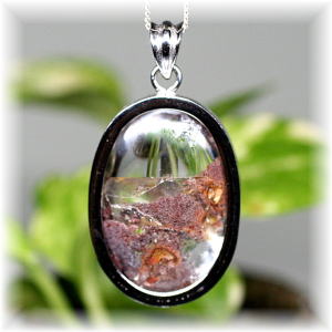 ガーデンクォーツインクォーツSVペンダント（ガーデン水晶） - 埼玉県