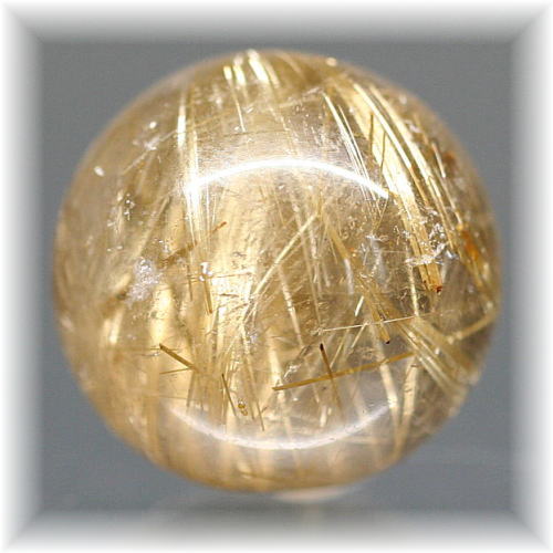 ゴールドルチルクォーツ丸玉/スフィア - 埼玉県吉川市の天然石専門店