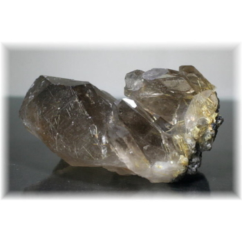 ブラジル産]ゴールドルチルクォーツクラスター（原石） - 埼玉県吉川市