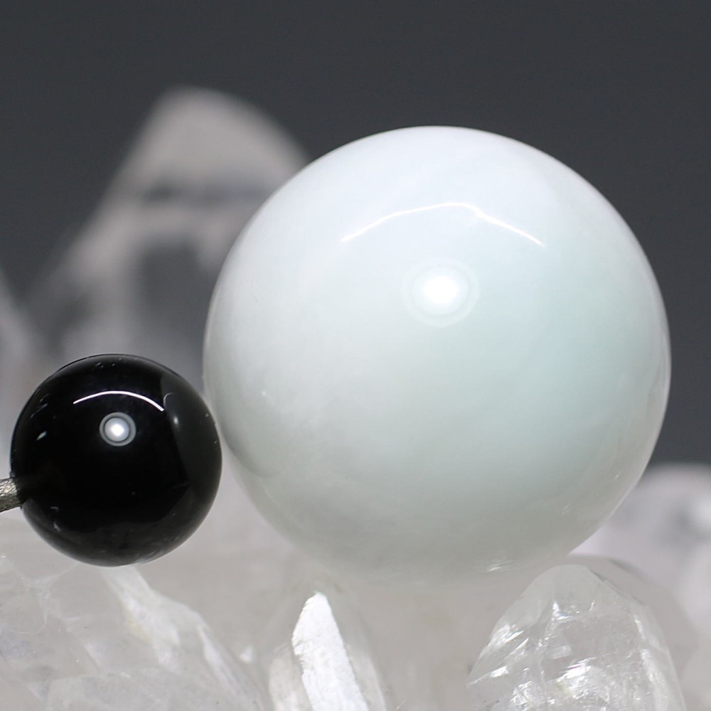ドミニカ共和国産]ホワイトラリマー丸玉/ペクトライトスフィア（球体