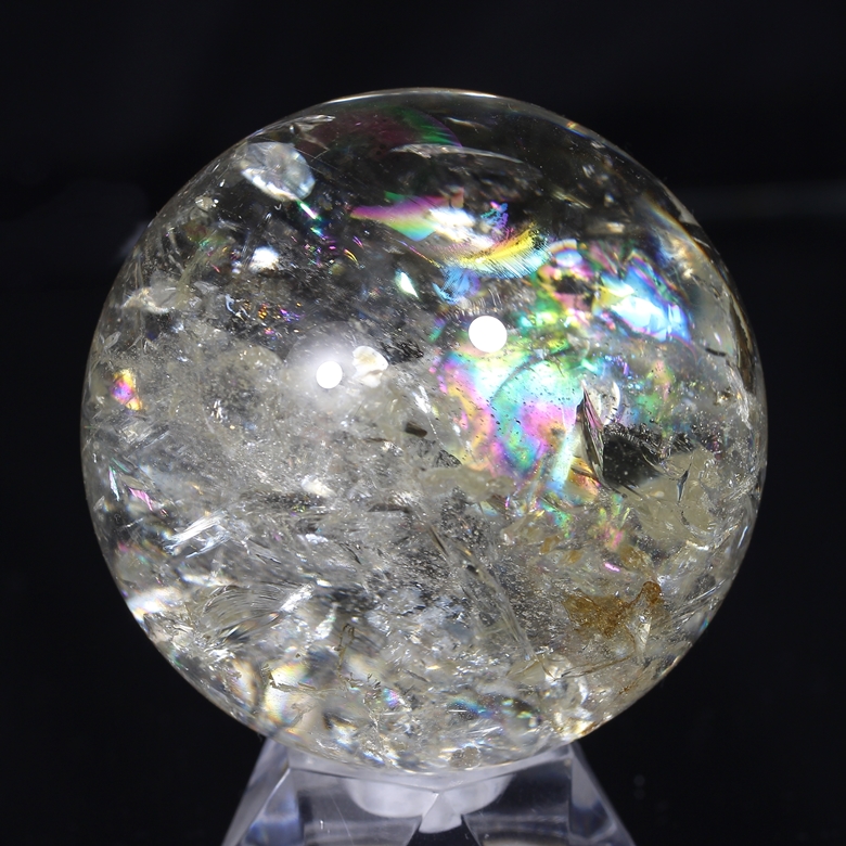 トップクォリティ]レインボーシトリン丸玉/スフィア（49.8mm） - 埼玉