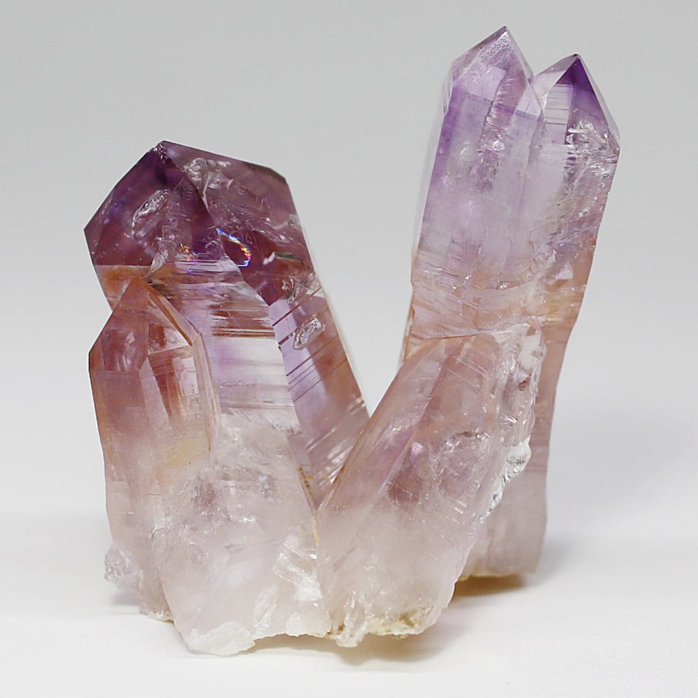 メキシコ/ベラクルス産]ベラクルスアメジスト原石クラスター（一部