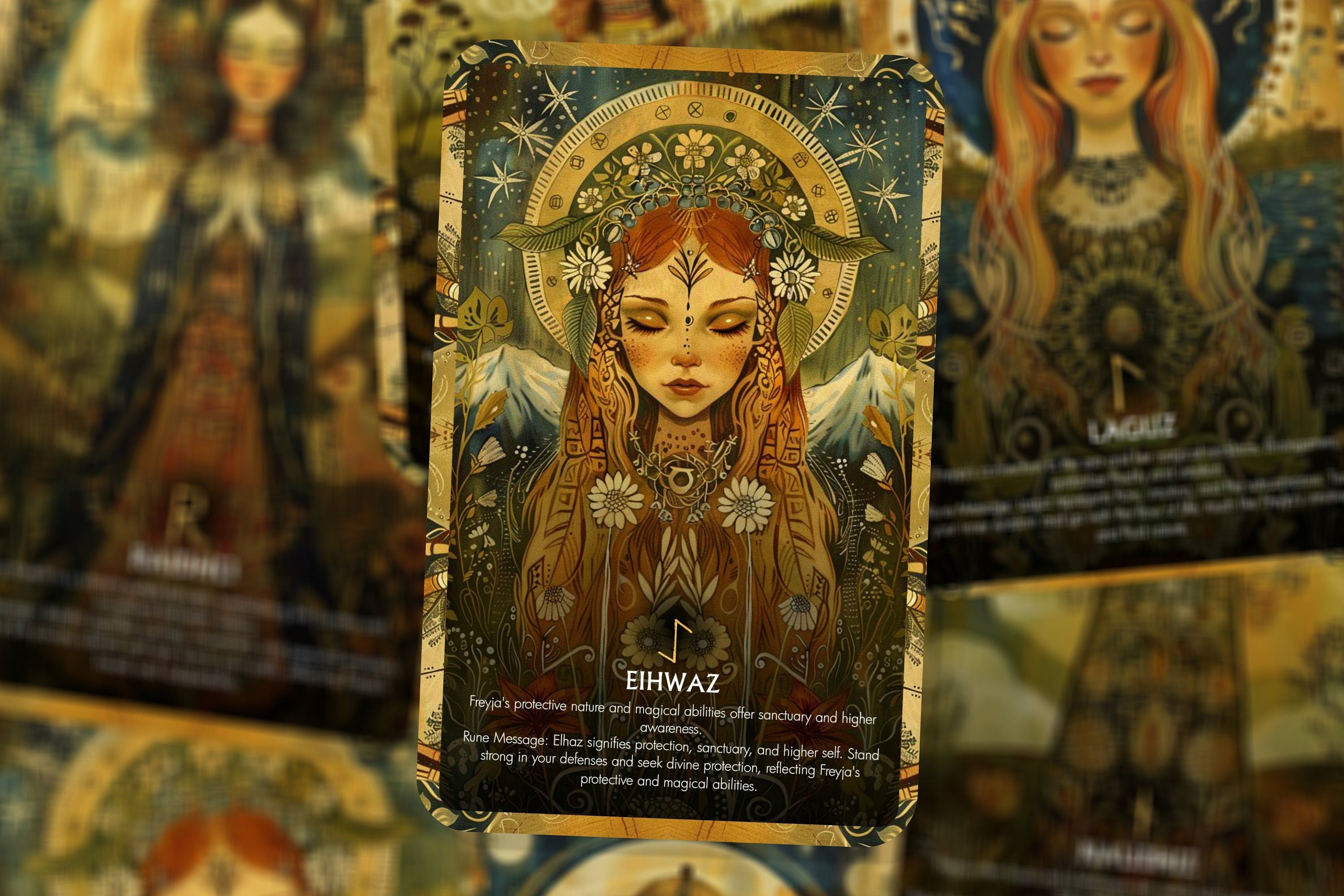 The Runes of Freyja - 26 cards - Runes Oracle - Oracle Deck