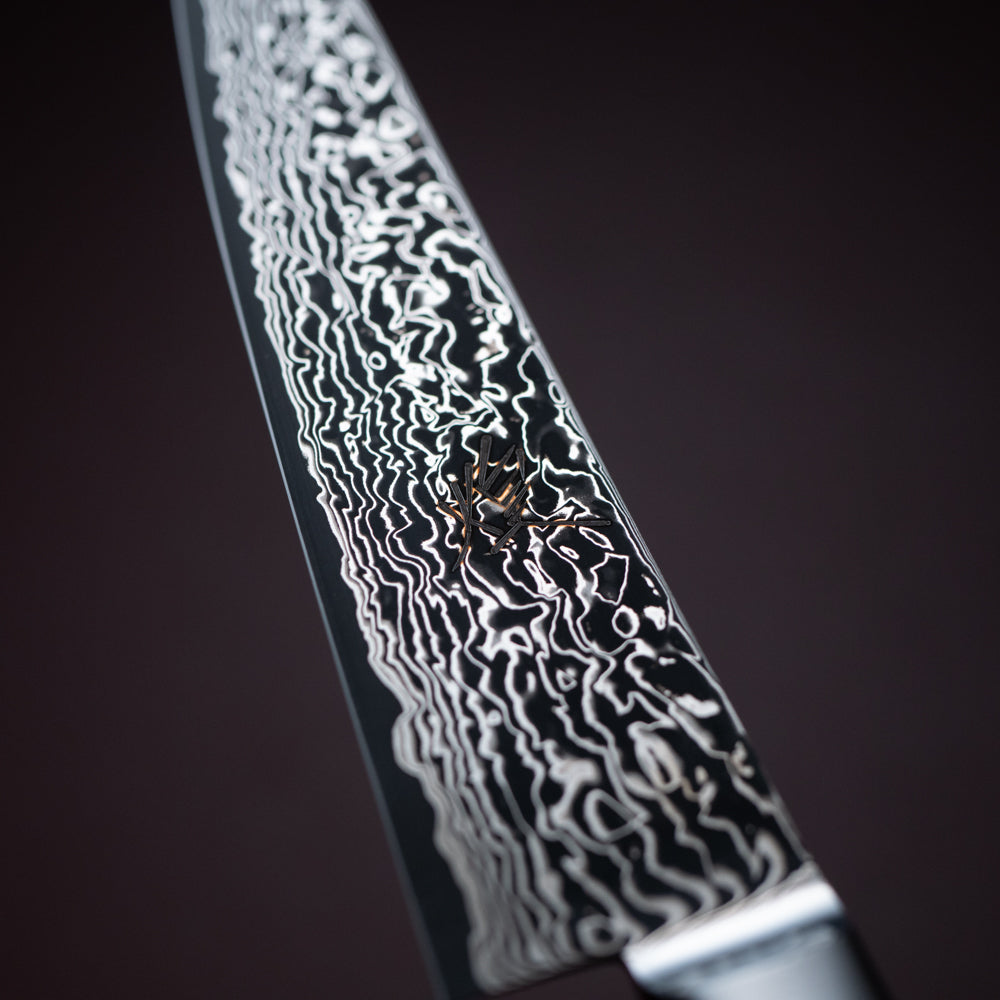 煌 本鍛造 粉末ハイスダマスカス鋼 ペティナイフ – 堺一文字光秀