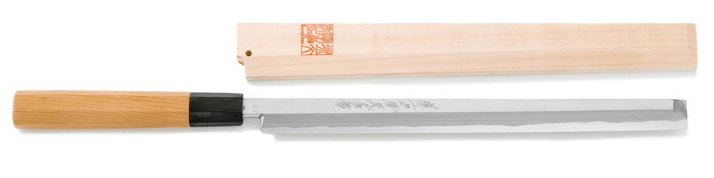 堺一文字光秀 青鋼 紋鍛錬 蛸引 鞘付き