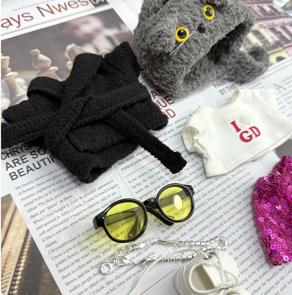 Labubu BIGBANG G-DRAGON 着用風セット 027 ジヨン GD - I DOLL STYLE