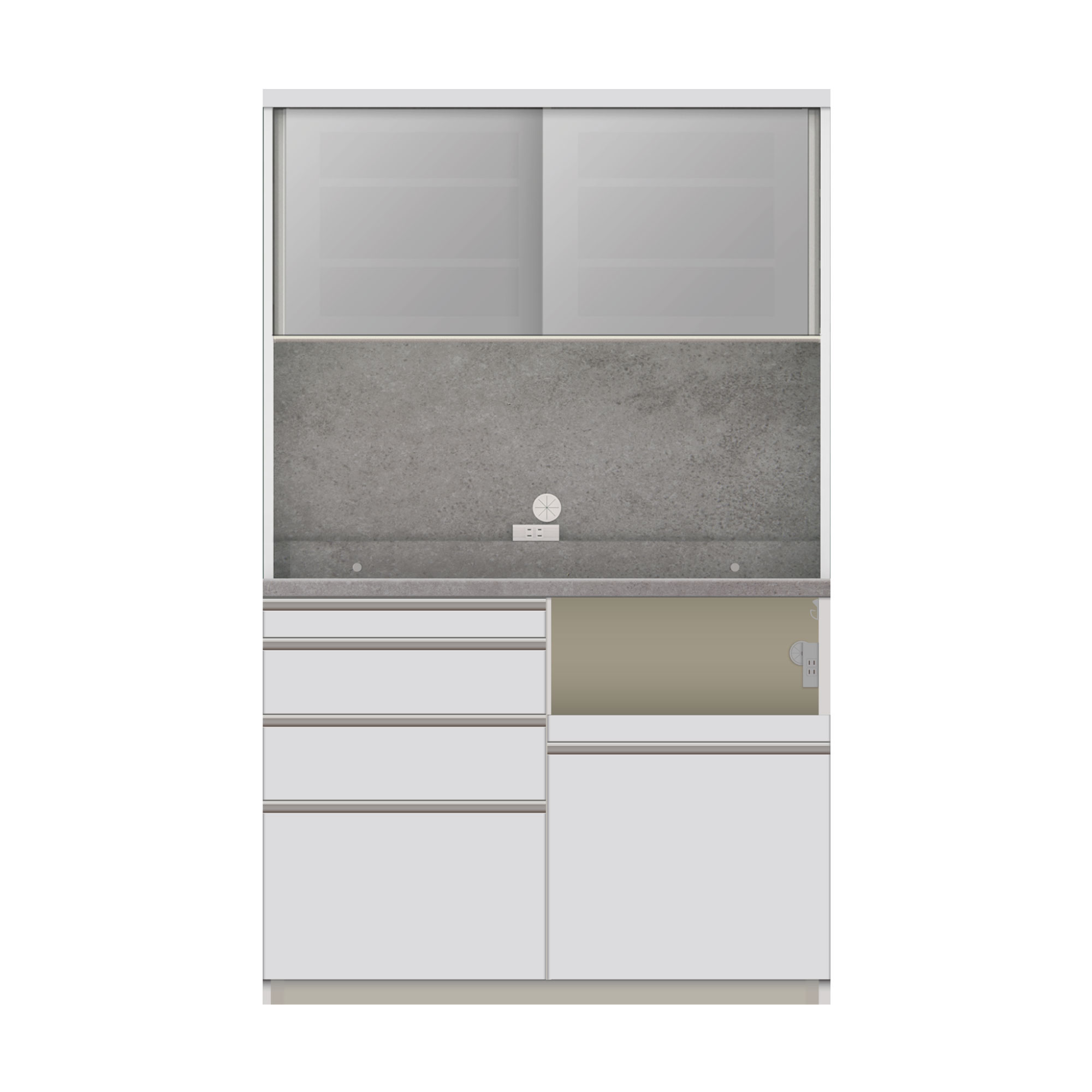 Pamouna（パモウナ）オープンボード「HM-1400R」幅140cm 高さ193.5cm