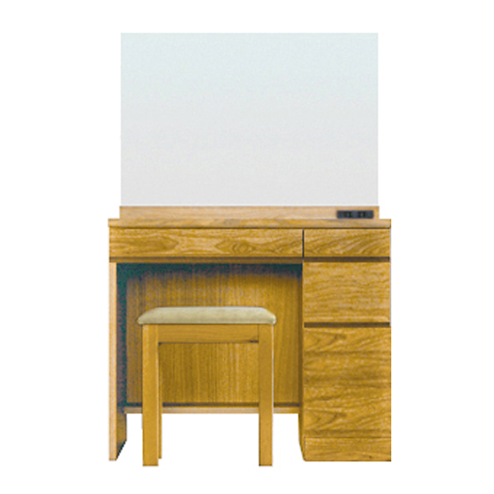 ドレッサー「レッチェ」スツール付き ウォールナット材 | 【公式】大塚