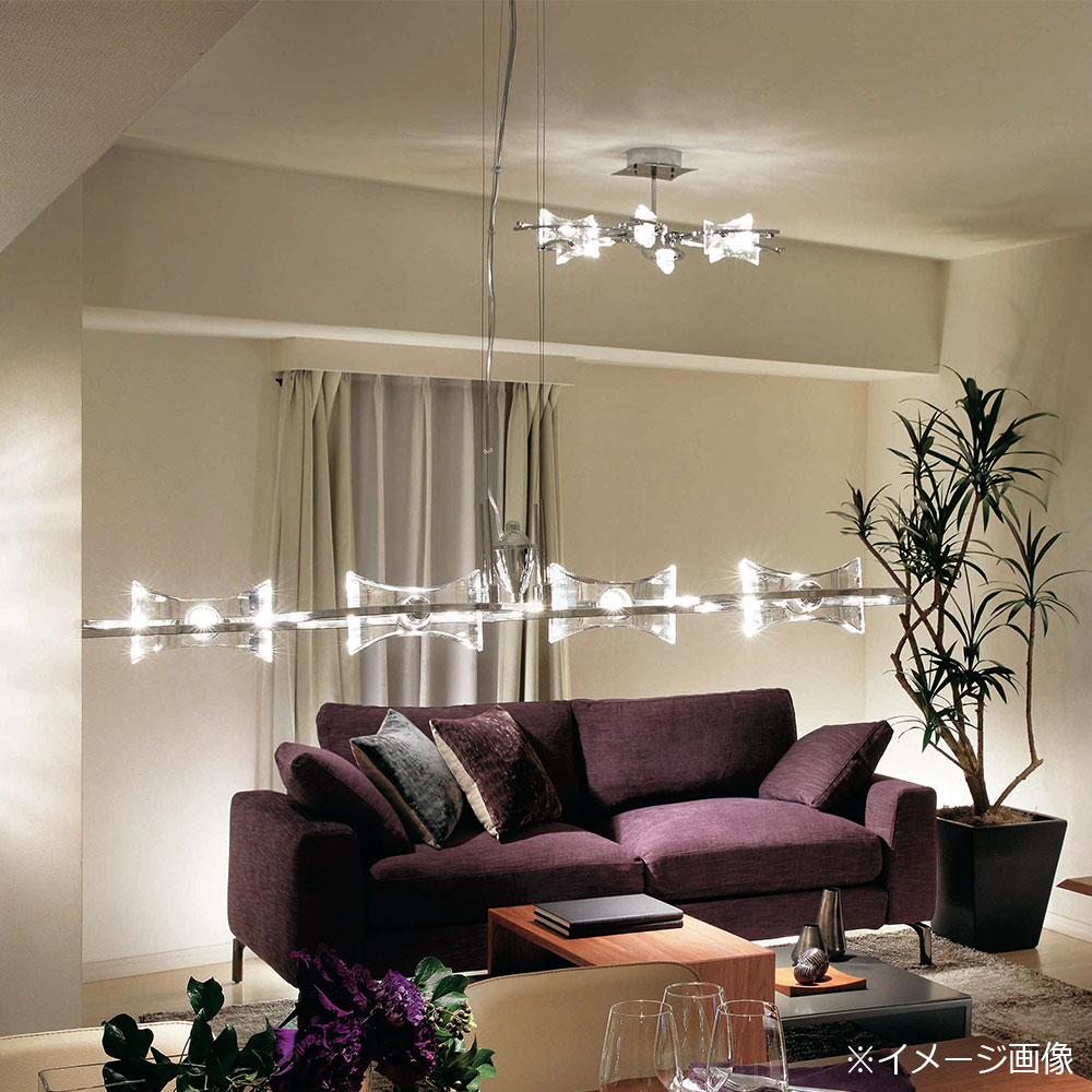 シャンデリア「MAN-0885LN/6」約6畳用 ランプ別売【次回入荷未定