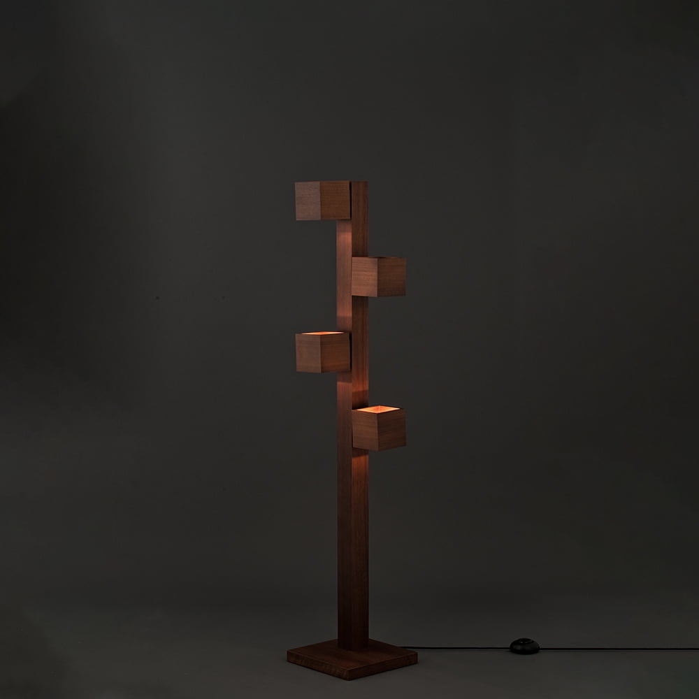 LEDフロアスタンド「F3180LE-WN」ウォールナット材 高さ170cm | 【公式