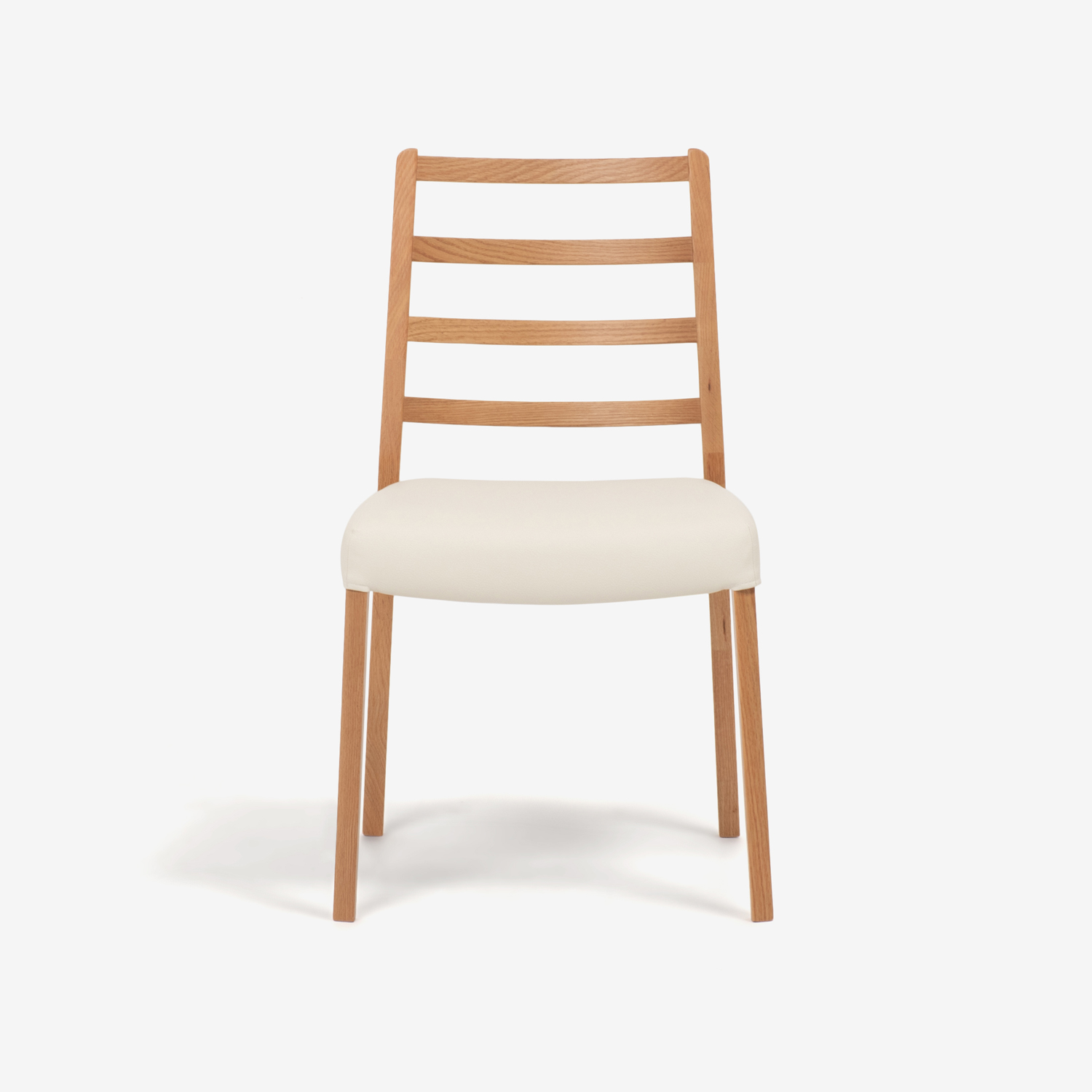 ダイニングチェア「シネマ Aタイプ」レッドオーク材 ホワイトオーク色