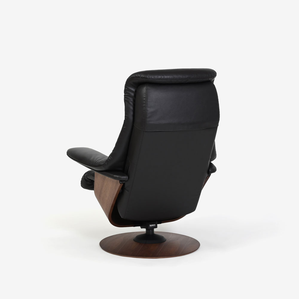 カリモク家具 リクライニングチェア「R307」半革#X353ビターブラウン色
