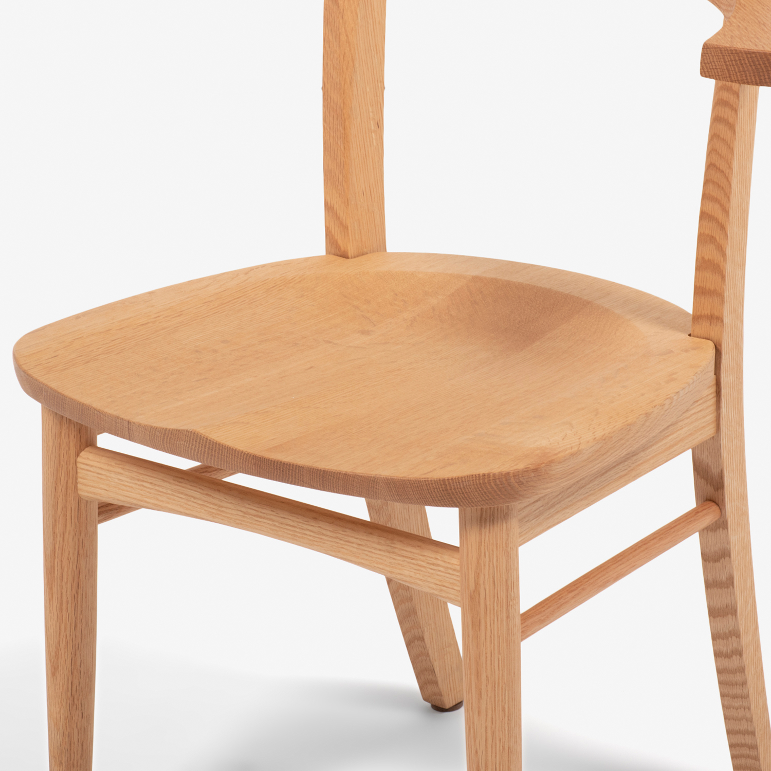 ダイニングチェア 「ソフィー」OBA21 オーク材 NP色【受注生産品