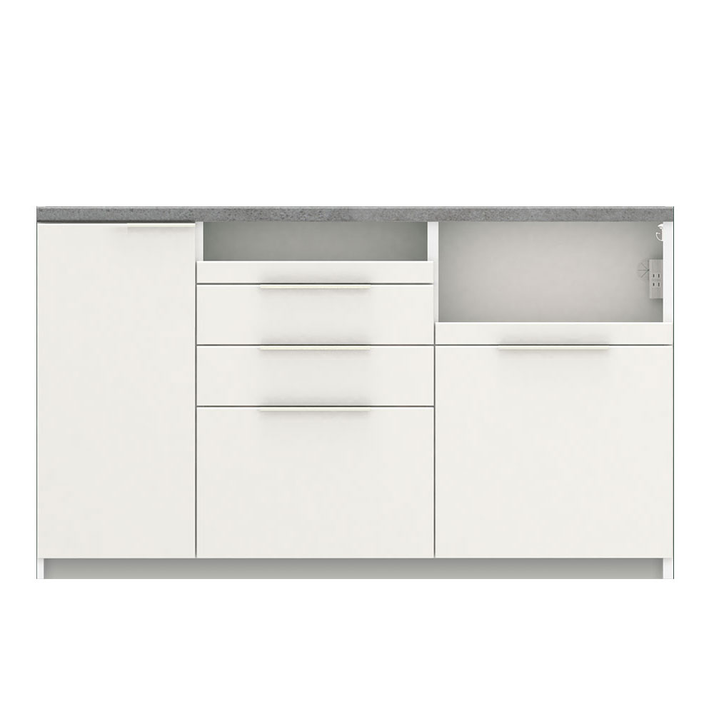 Pamouna（パモウナ）キッチンカウンター「IDA-S1200R下台」幅120cm