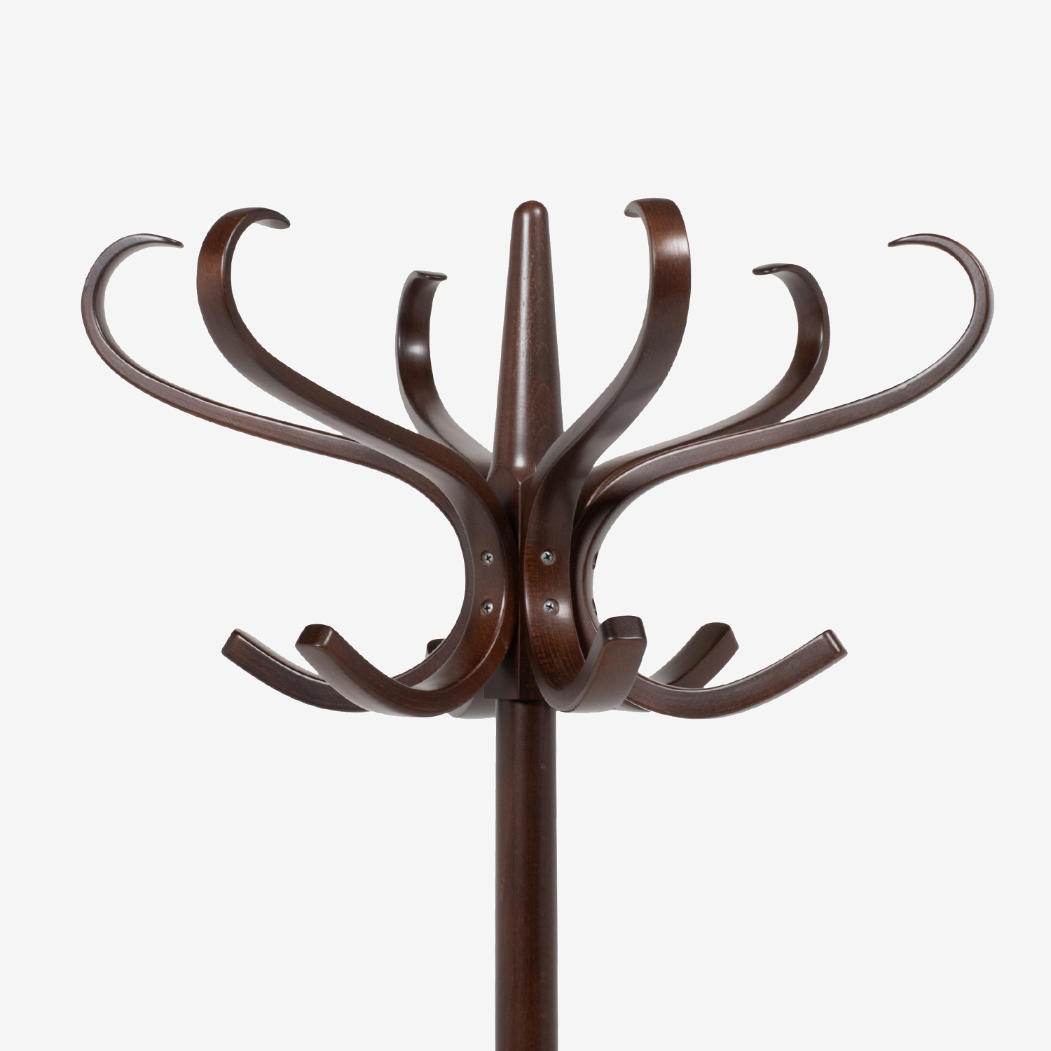 秋田木工 コートスタンド「No.48」ブナ材ウォールナット色 | 【公式