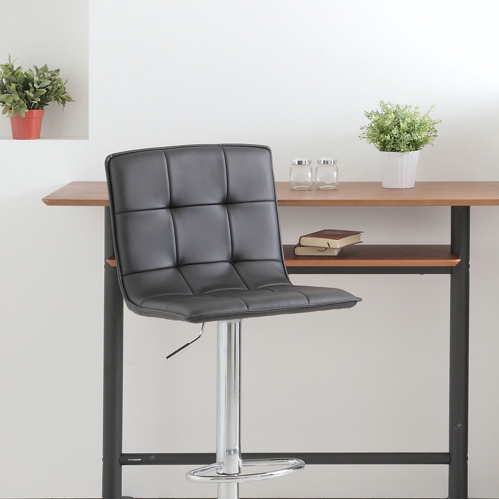 カウンターチェア「ビエント TCC-639」合成皮革張り ブラック | 【公式