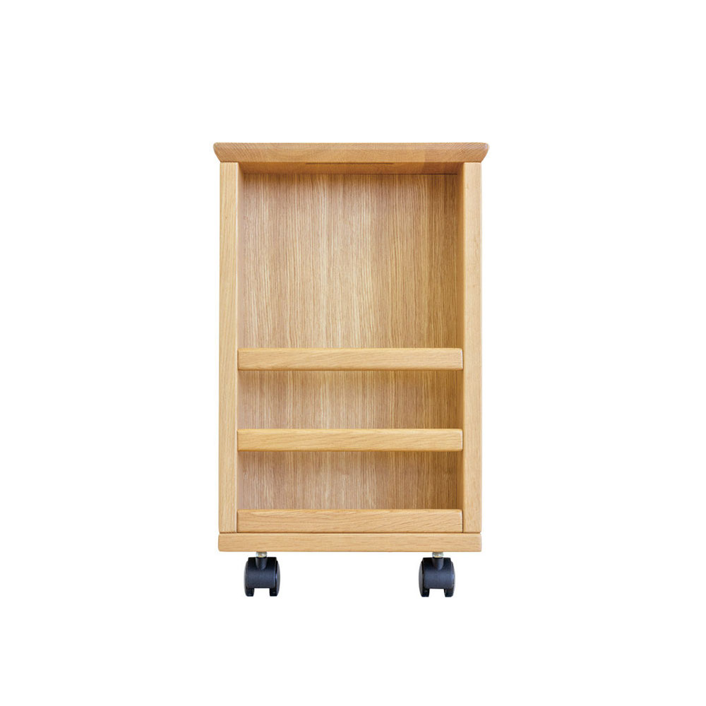 浜本工芸 サイドテーブル「No.2700・2704・2708」キャスター付 オーク