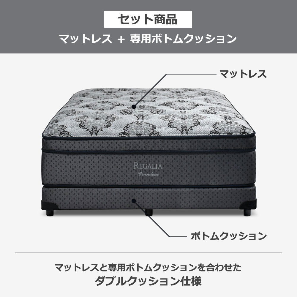 REGALIA（レガリア）マットレス「グランデュールV FR CH」+専用ボトム