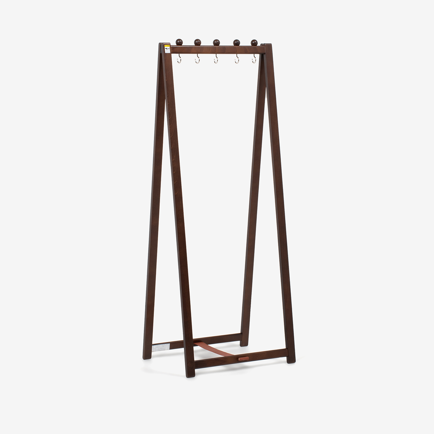 秋田木工 ハンガーラック「3000」ブナ材ウォールナット色 | 【公式