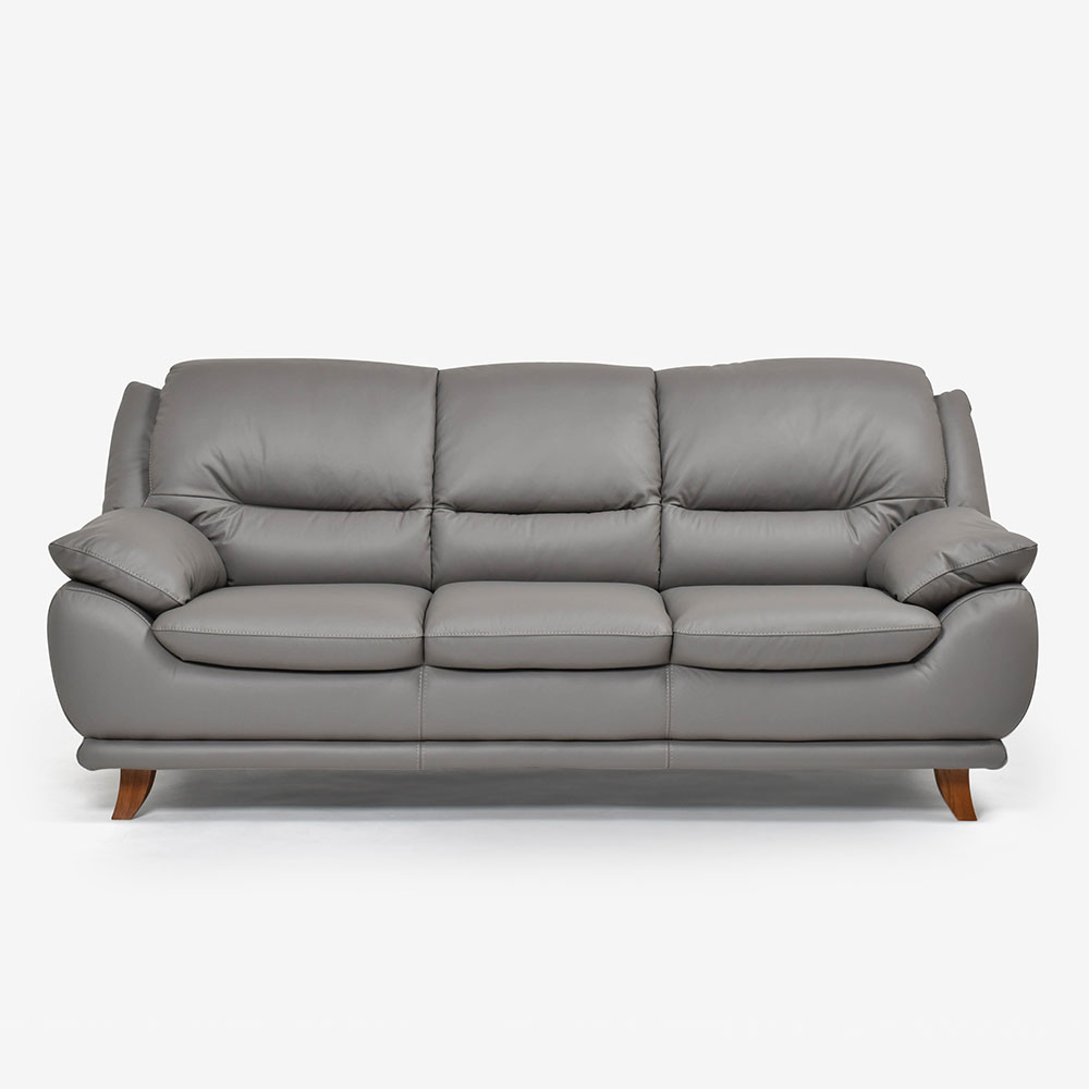 ラブソファ 2人掛け「オースチンKD」幅156cm 革#H/S-042E エレファント