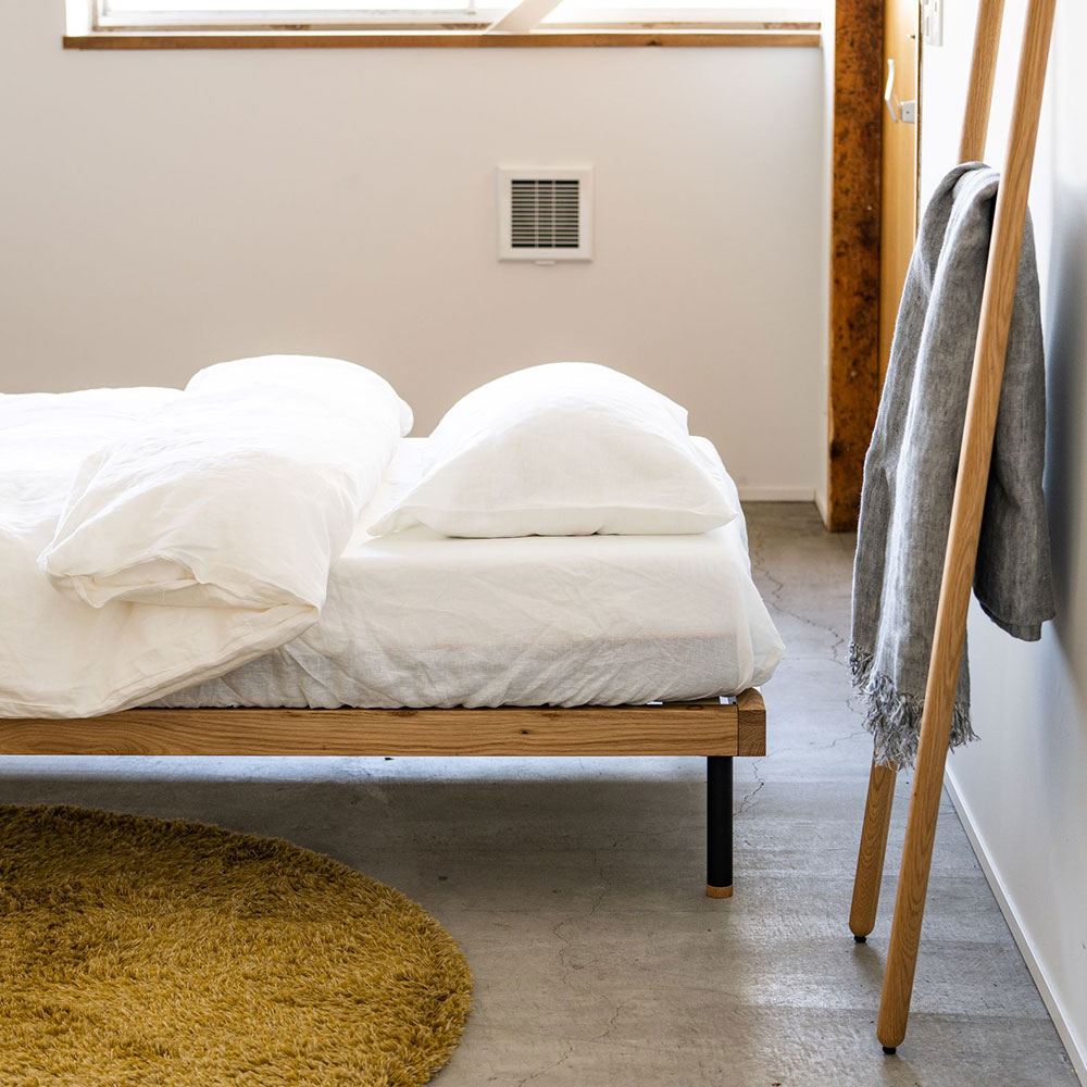 ベッドフレーム「ユニック ヘッドレス」ヘッドボード無 全3サイズ 全2