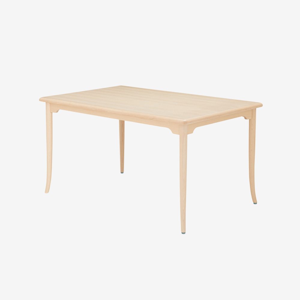 秋田木工 ダイニングテーブル「GAKKO（がっこ）-01」ブナ材 白木塗装艶