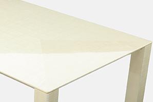 ダイニングテーブル 「マリーンNO.5」ホワイトシカモア材【受注生産品