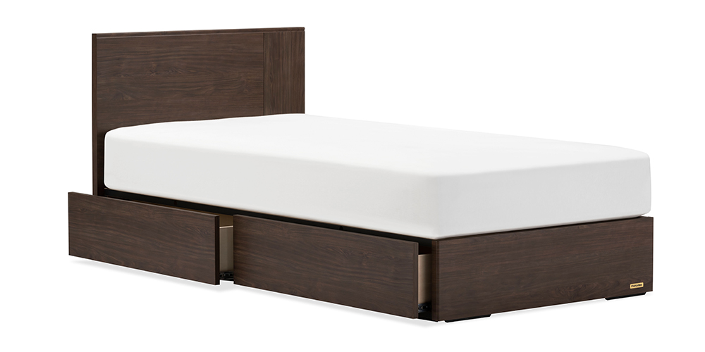 FranceBed（フランスベッド）ベッドフレーム「EY-01F DR」引出し付き
