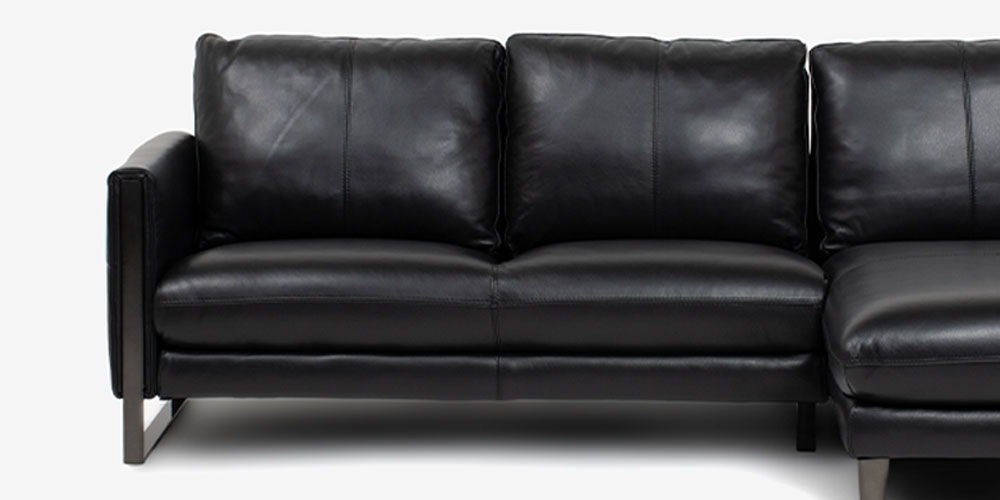 カウチソファ 向かって右カウチ「L/S 58N（エルエス58）」 革#J-023C