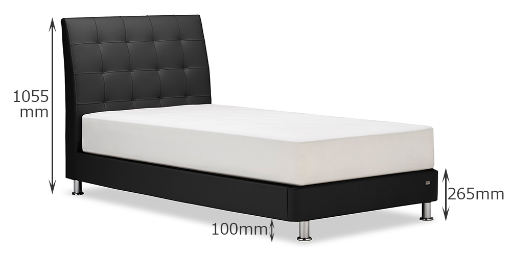 FranceBed（フランスベッド）ベッドフレーム「IQ アシュフォード」PVC