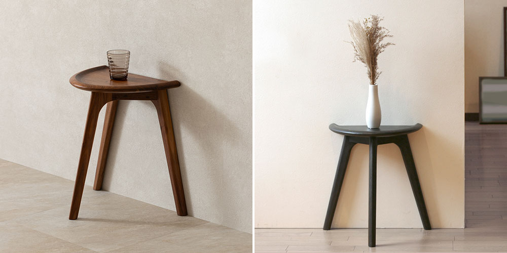 起立木工 サイドテーブル「ハーブ ST」WN ウォールナット材 | 【公式