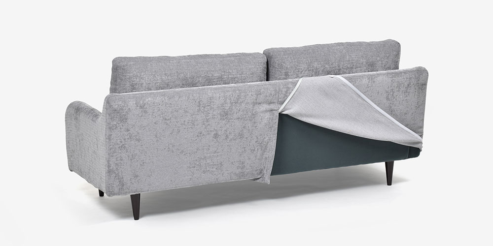 ソファ 3人掛け「CAS-D」幅180cm 布#SPメオピューター 脚部全3色