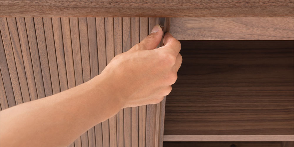 飛騨産業 キャビネット「SEOTO-EX KX561B」幅110cm ビーチ材 ON色