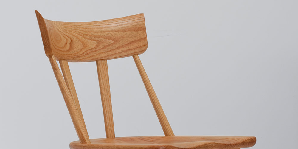 ダイニングチェア「シン2 SLC-204 NA」板座 レッドオーク材 | 【公式