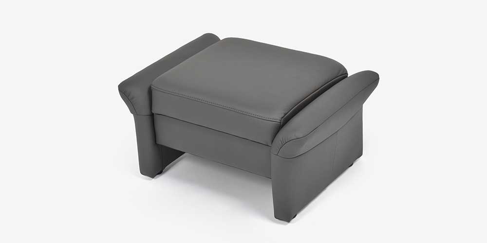 himolla ヒモラ オットマン 本革 総本革 トーブ色 ベージュ IDC大塚