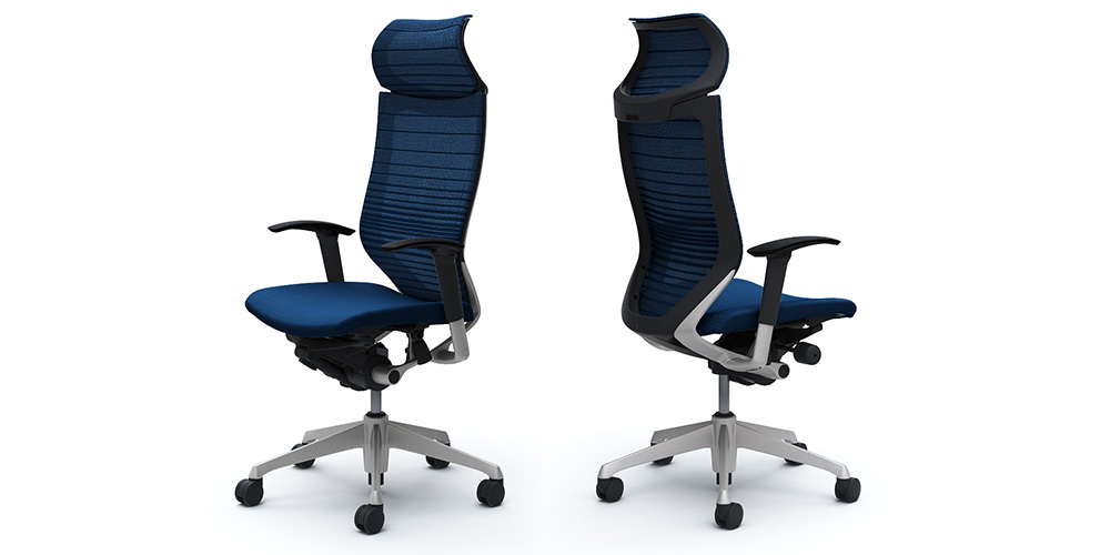 バロンチェア CP87DR-FGR」エクストラハイバック 固定ヘッドレスト 座