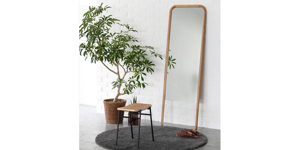 スタンドミラー「スーク」オーク材 全2サイズ 全2色 | 【公式】大塚