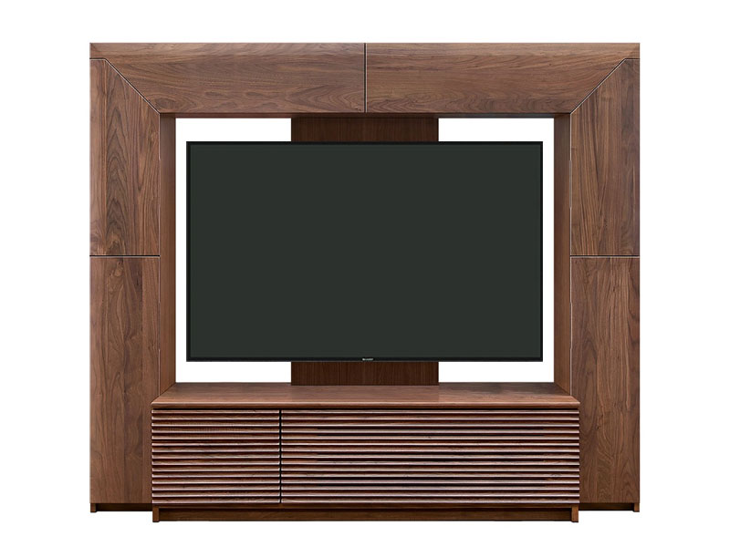 テレビボード「アクロス」ハイタイプ 幅200cm ウォールナット材