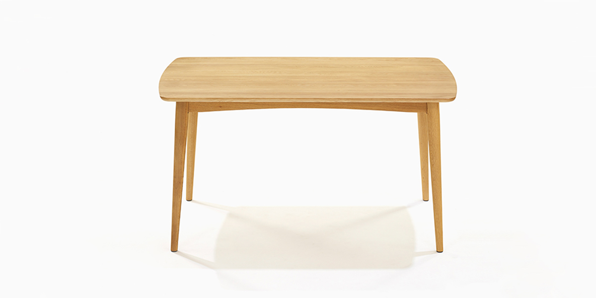 ダイニングセット「シネマ3」オーク材ホワイトオーク色 テーブル3