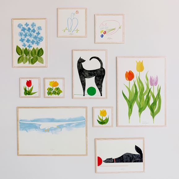 定番品】 山口一郎 「neoflower アジサイ」｜ポスター｜IDEE SHOP Online