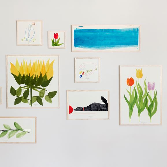 定番品】 山口一郎 「ネコトハナ」｜ポスター｜IDEE SHOP Online