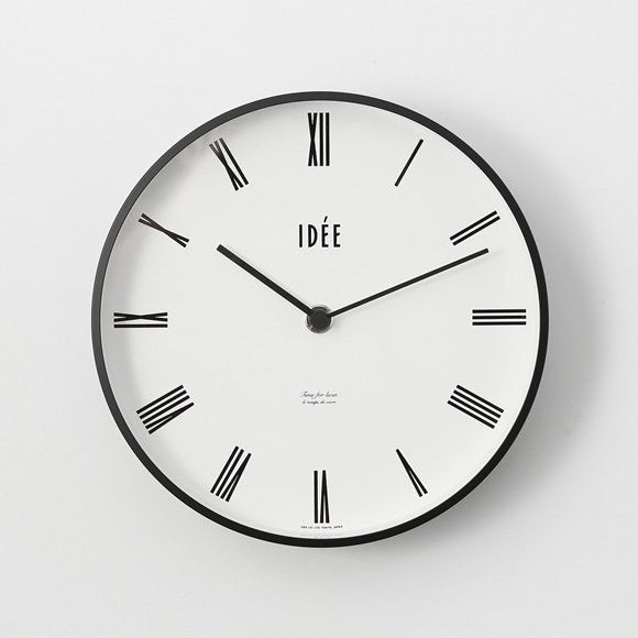 IDEE TIMING 掛け時計 ローマ数字 φ200 アルミ｜時計｜IDEE SHOP Online