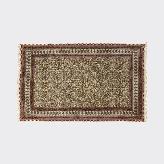 絵画風 マルチカバー ソファカバー ヴィンテージラグ 132x180 名言