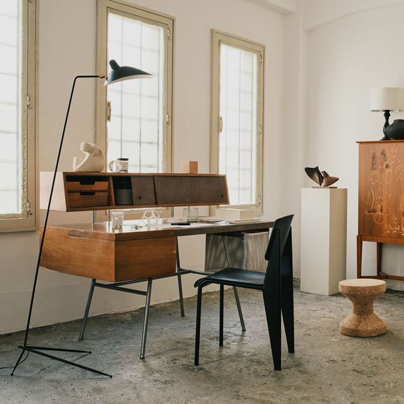 LAMPADAIRE 1 LUMIERE /Serge Mouille｜フロアランプ｜IDEE SHOP Online