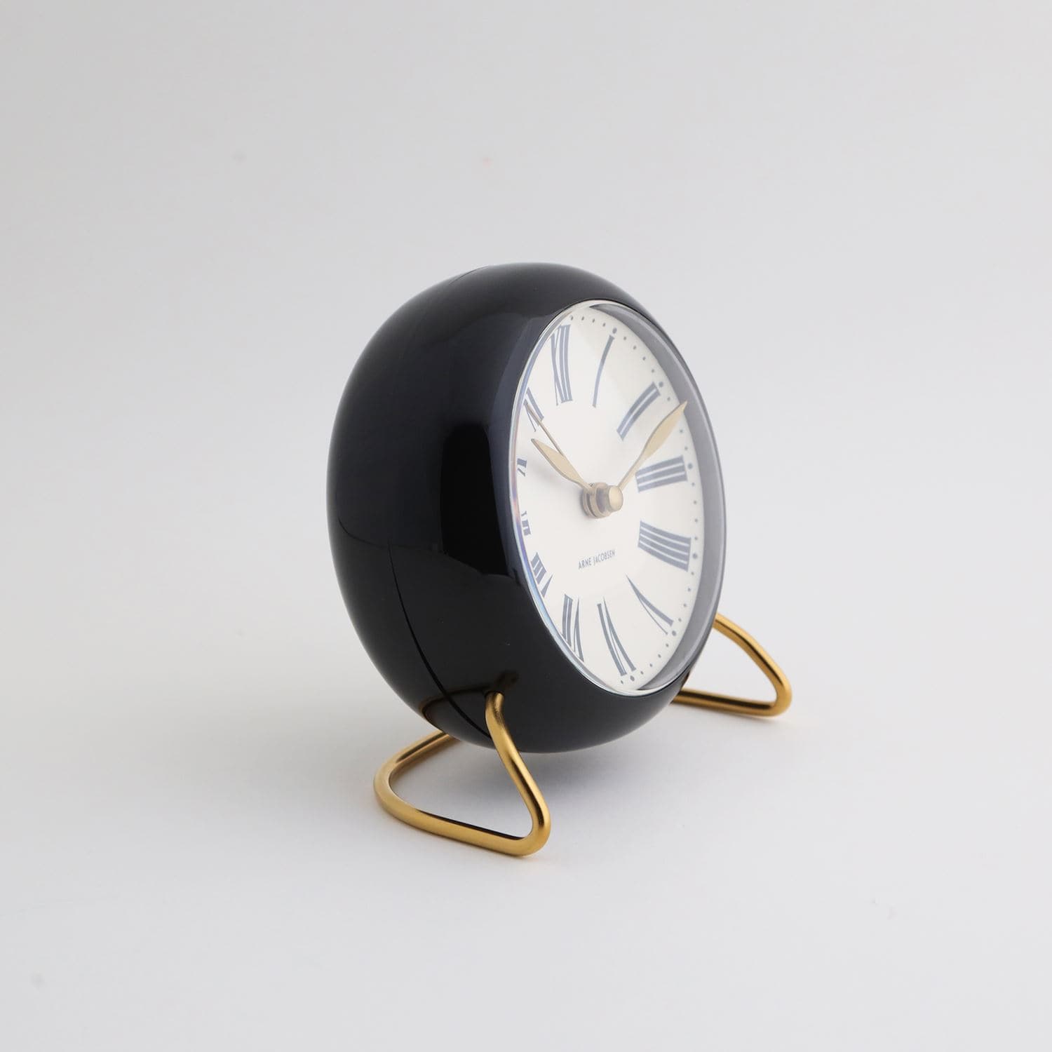 数量限定】 Arne Jacobsen テーブルクロック ROMAN CLASSIC ブラック